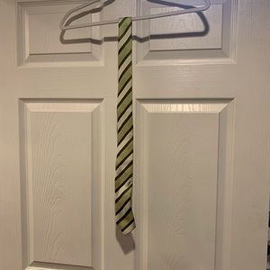 Multi-colored Green tie